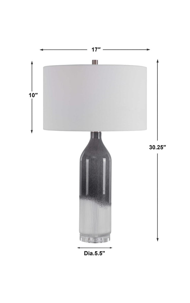 Natasha Art Glass Table Lamp - Bombay Mercantile
