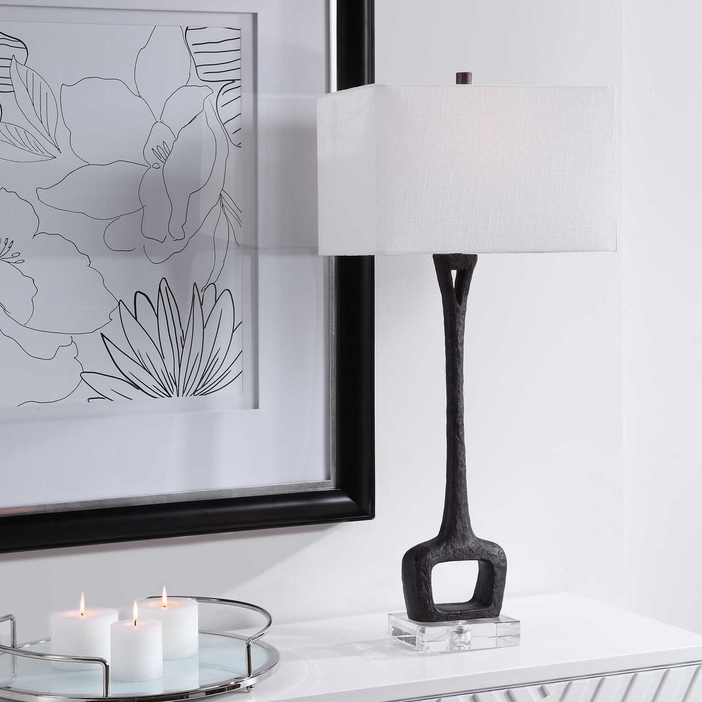 Darbie Iron Table Lamp - Bombay Mercantile