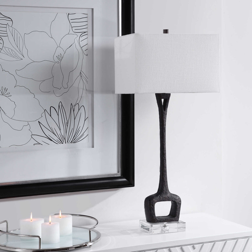 Darbie Iron Table Lamp - Bombay Mercantile