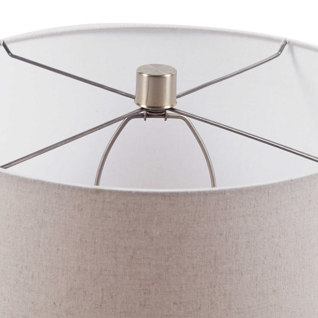 Callais Crackled Aqua Table Lamp - Bombay Mercantile