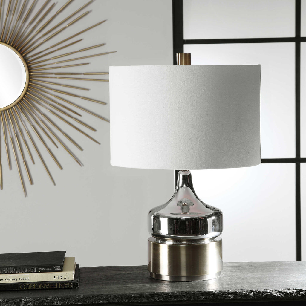 Como Chrome Table Lamp - Bombay Mercantile