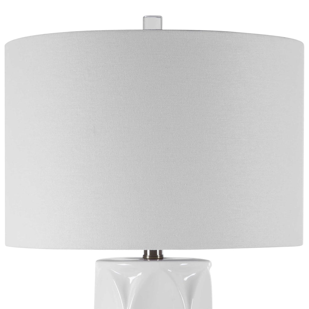 Sinclair White Table Lamp - Bombay Mercantile