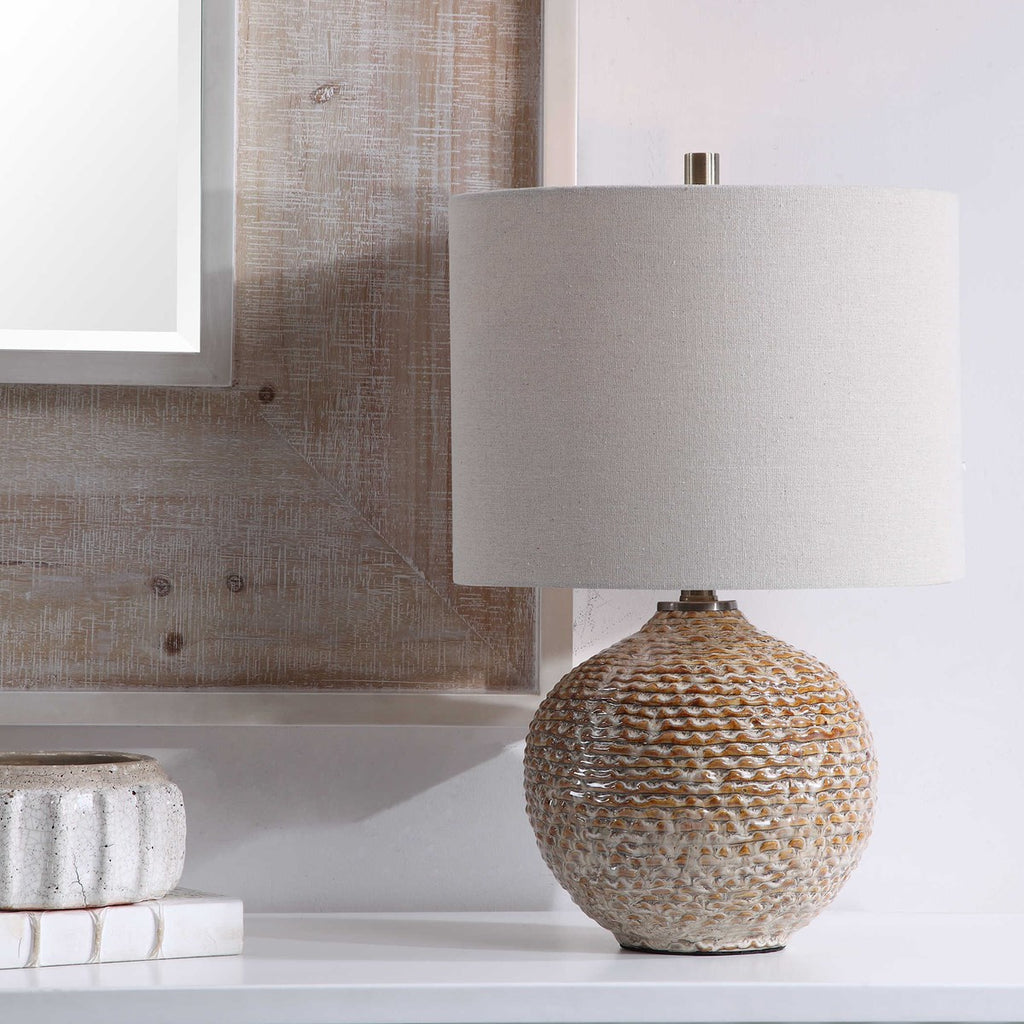 Lagos Rustic Table Lamp - Bombay Mercantile