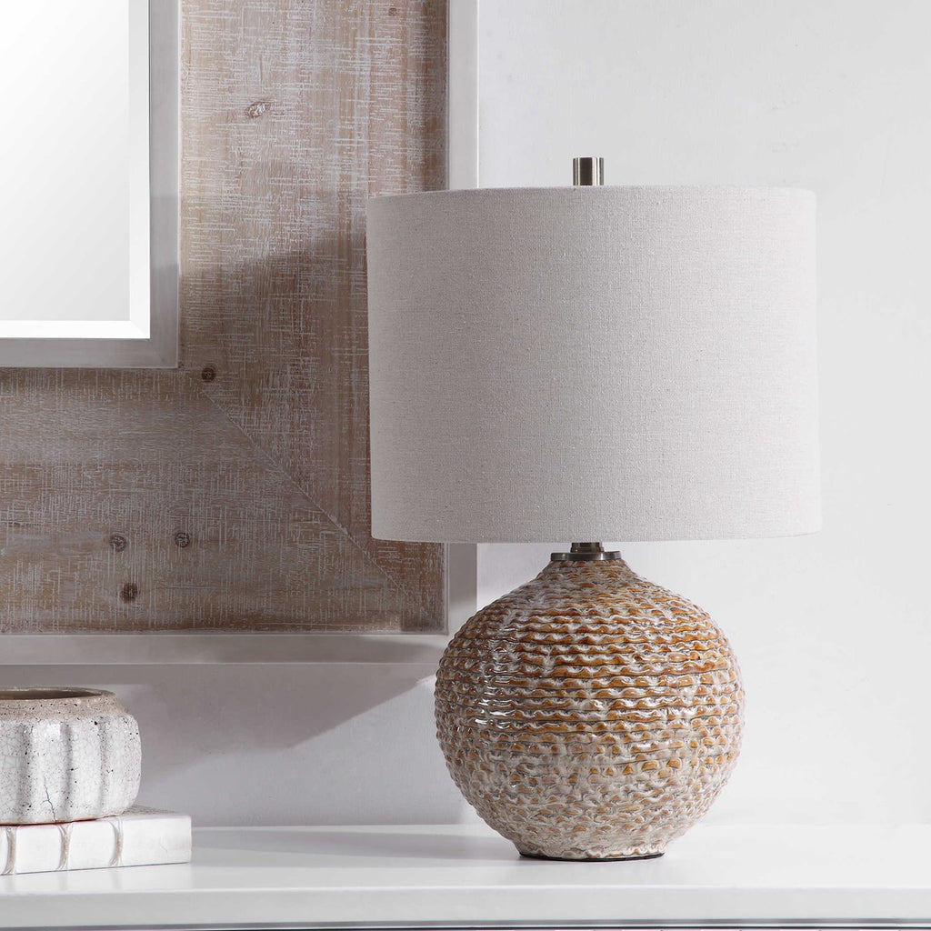 Lagos Rustic Table Lamp - Bombay Mercantile