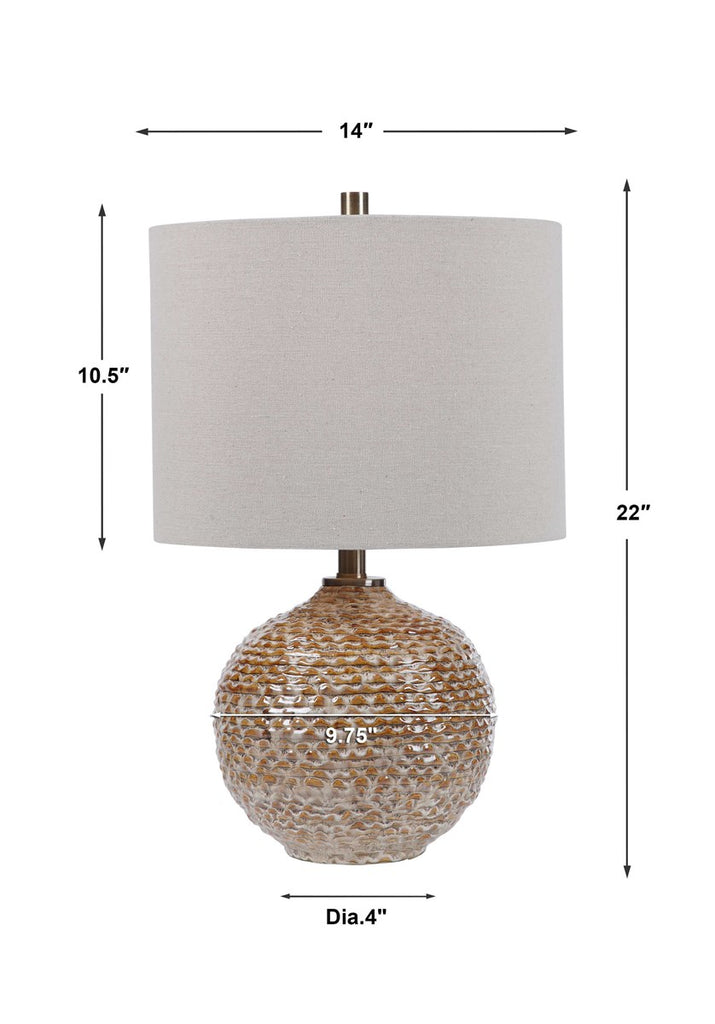 Lagos Rustic Table Lamp - Bombay Mercantile