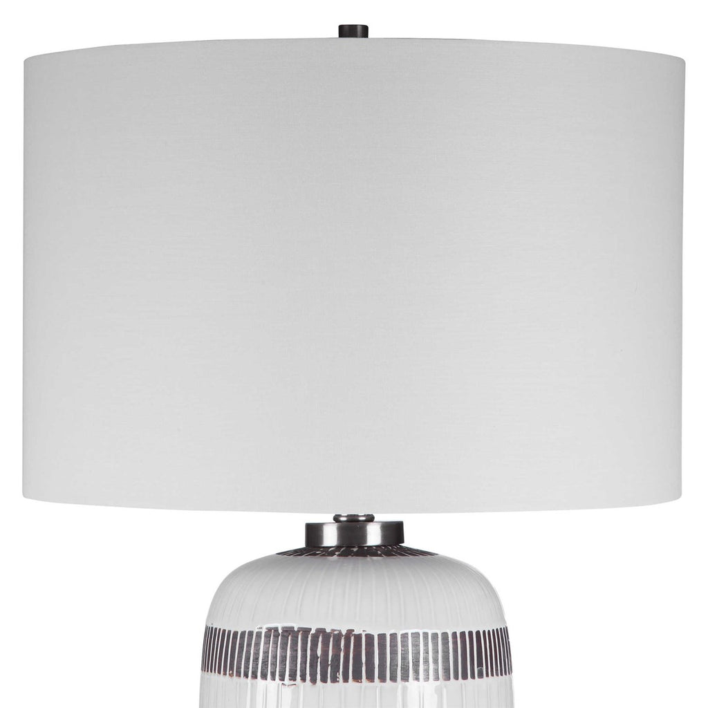Granger Striped Table Lamp - Bombay Mercantile