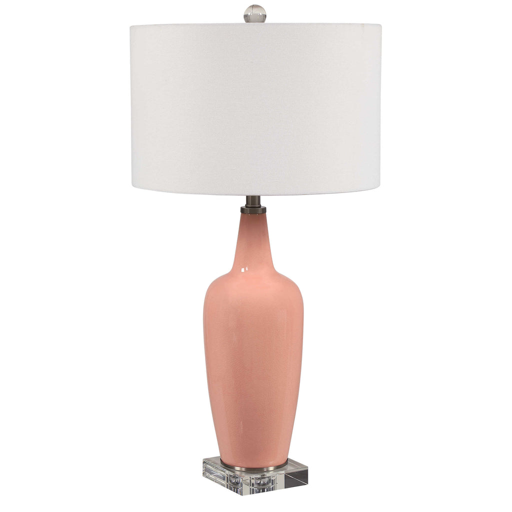 Anastasia Light Pink Table Lamp - Bombay Mercantile