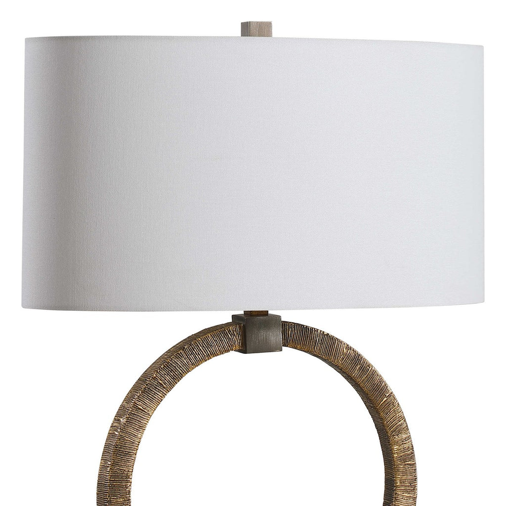 Relic Aged Gold Table Lamp - Bombay Mercantile
