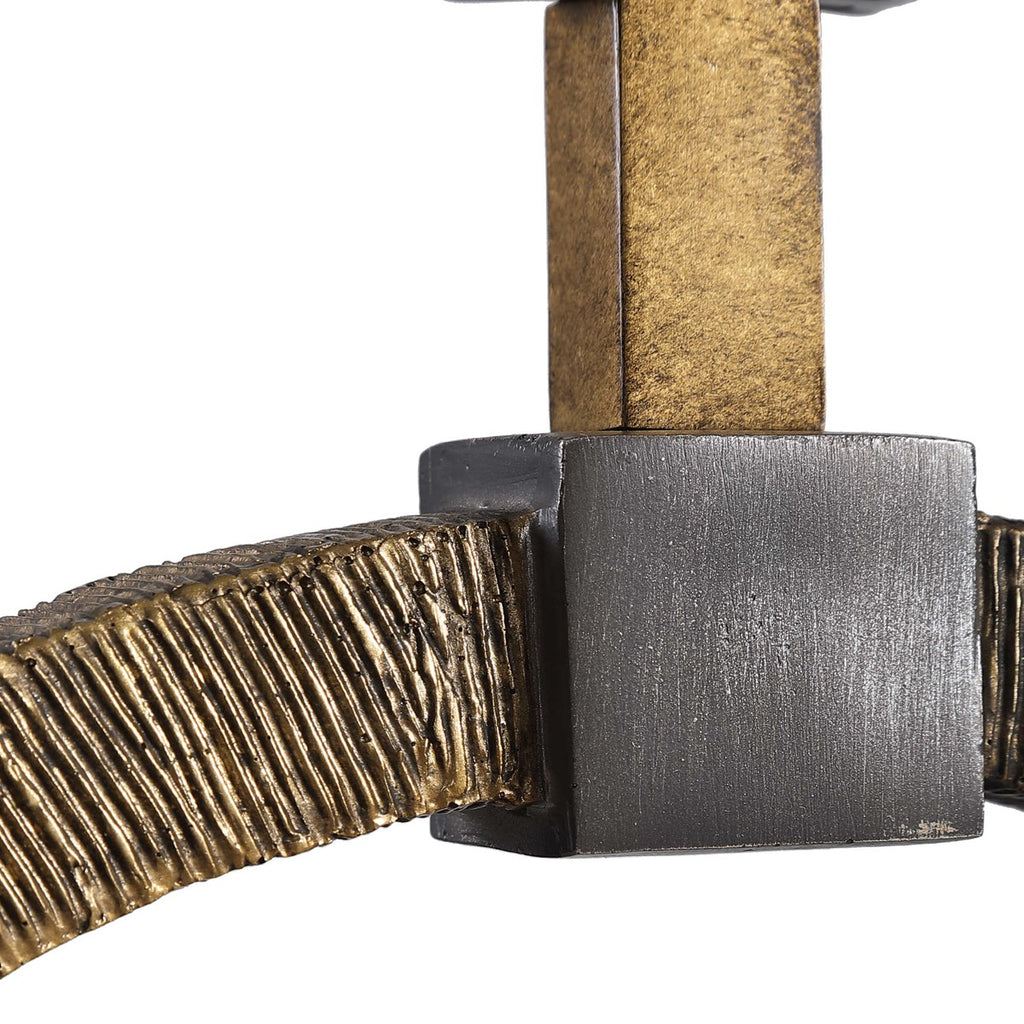 Relic Aged Gold Table Lamp - Bombay Mercantile