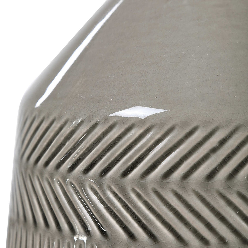 Rewind Gray Table Lamp - Bombay Mercantile