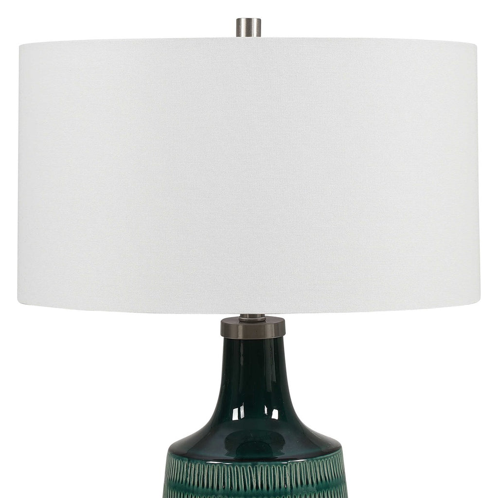 Scouts Deep Green Table Lamp - Bombay Mercantile