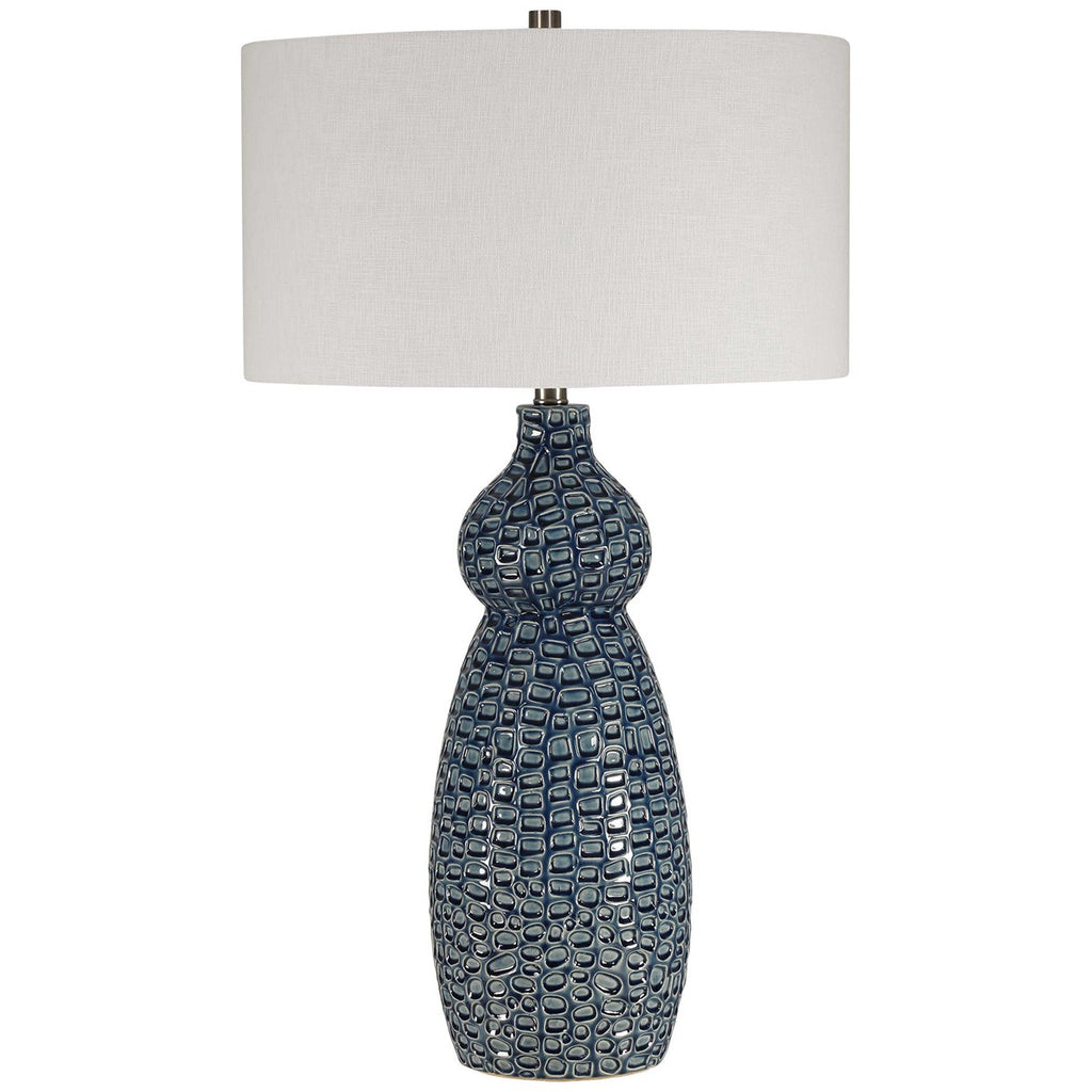Holloway Cobalt Blue Table Lamp - Bombay Mercantile