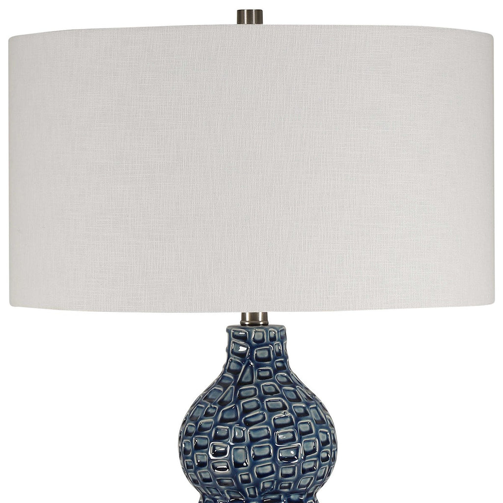 Holloway Cobalt Blue Table Lamp - Bombay Mercantile