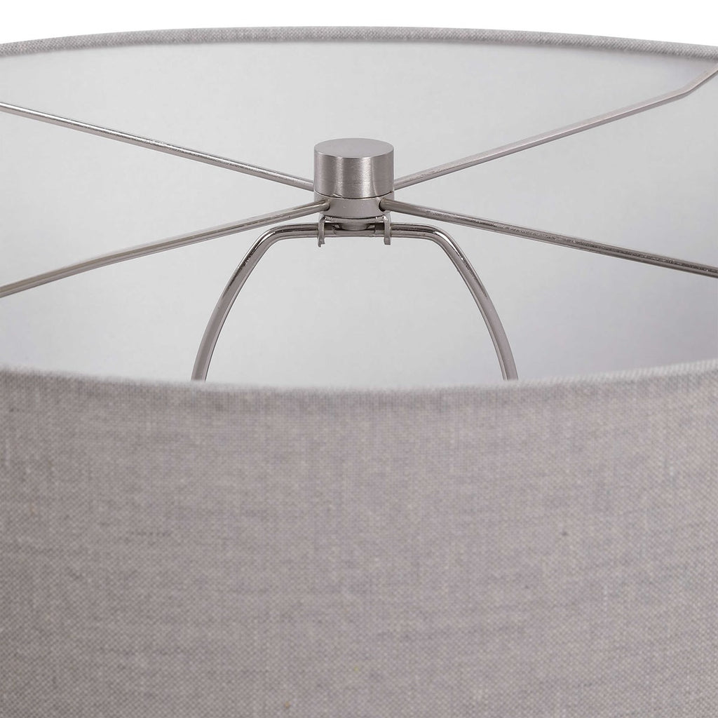 Pikes Stone-Ivory Table Lamp - Bombay Mercantile