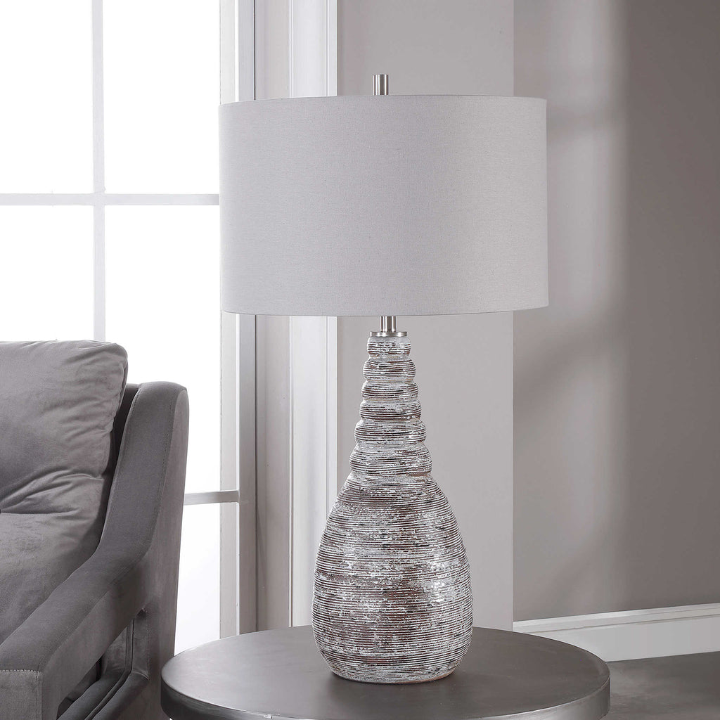 Arapahoe Rust Brown Table Lamp - Bombay Mercantile