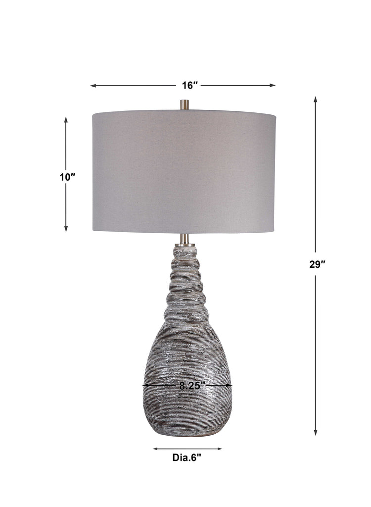 Arapahoe Rust Brown Table Lamp - Bombay Mercantile