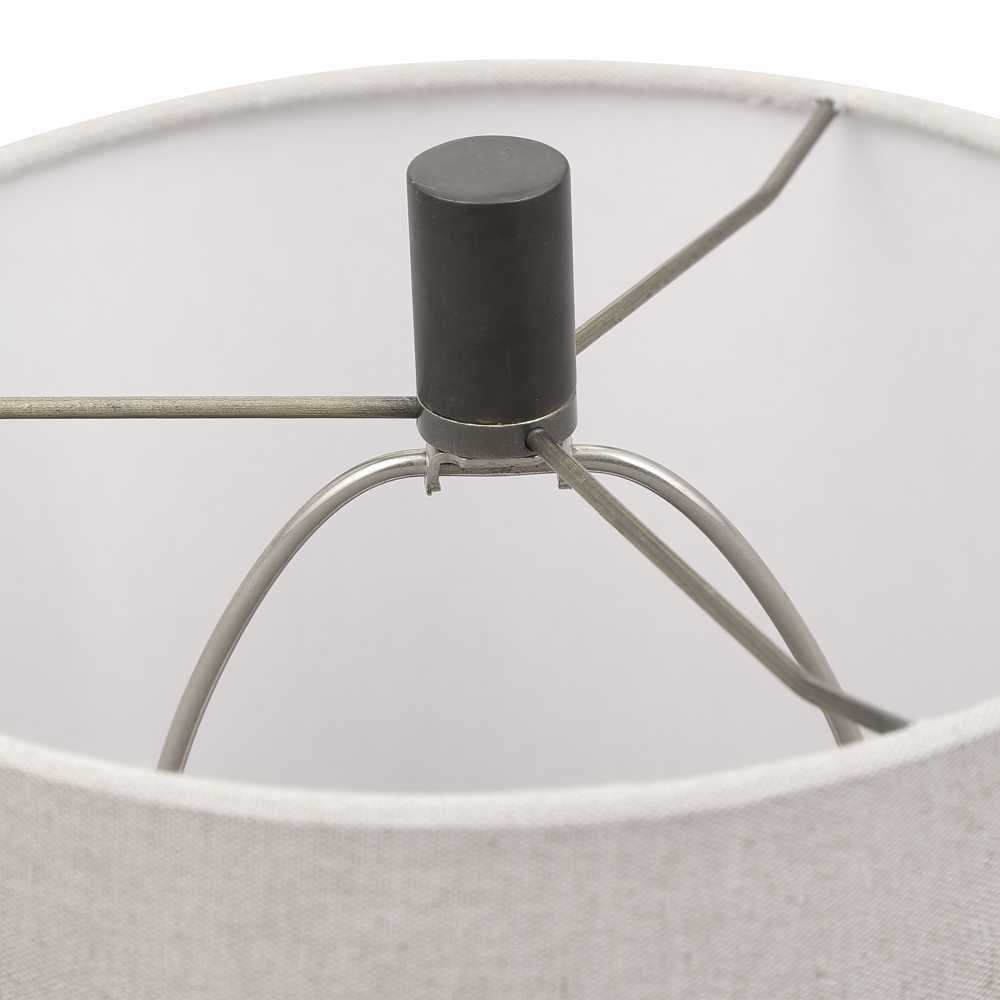 Volterra Taupe-Gray Table Lamp - Bombay Mercantile