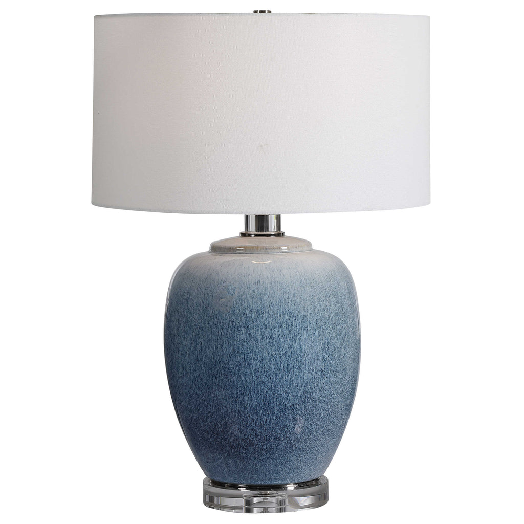Blue Waters Ceramic Table Lamp - Bombay Mercantile
