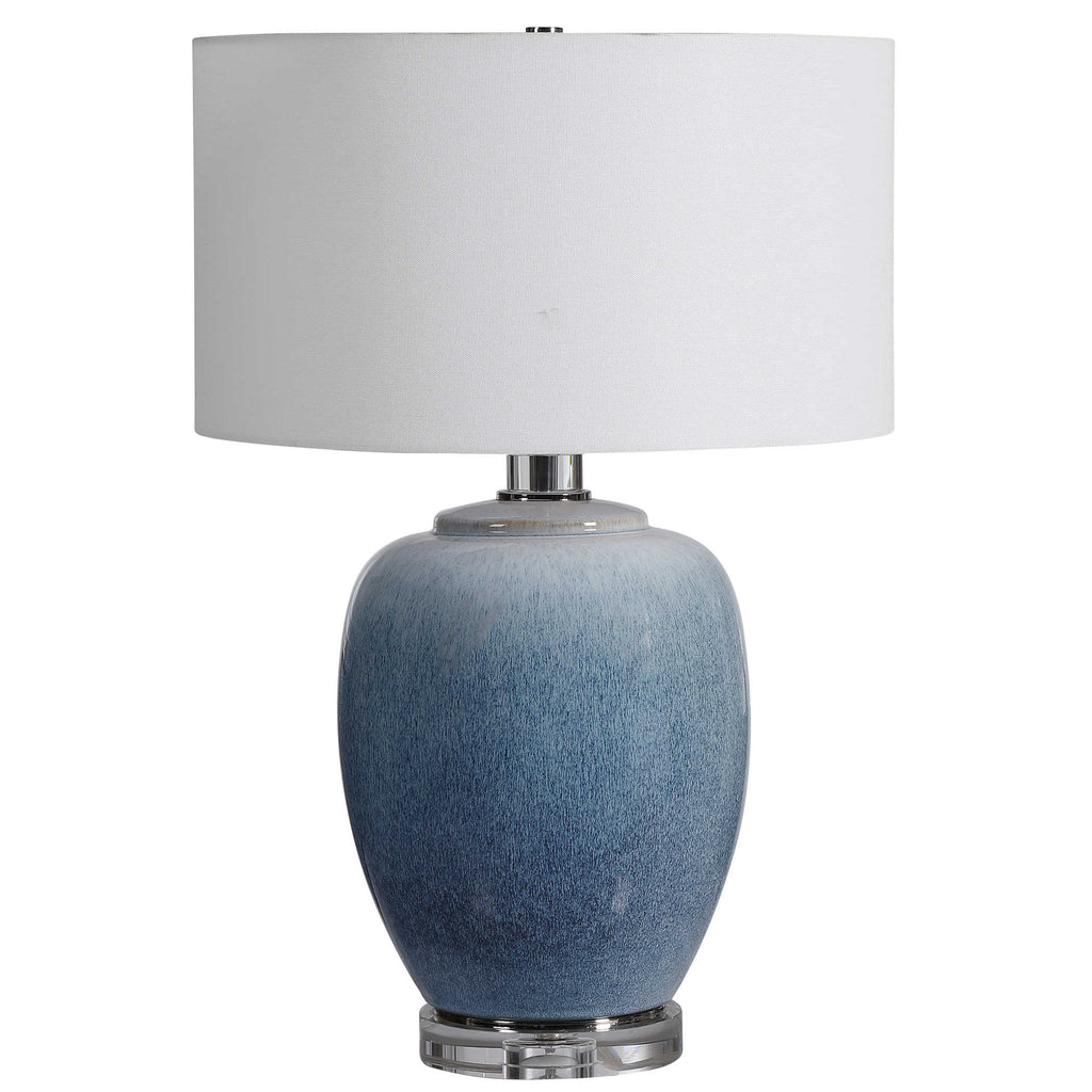 Blue Waters Ceramic Table Lamp - Bombay Mercantile