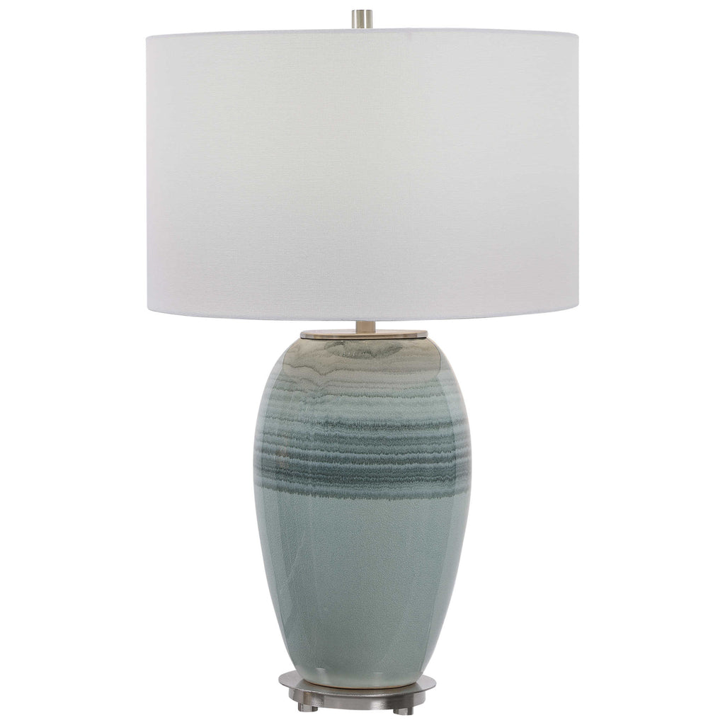 Caicos Teal Table Lamp - Bombay Mercantile