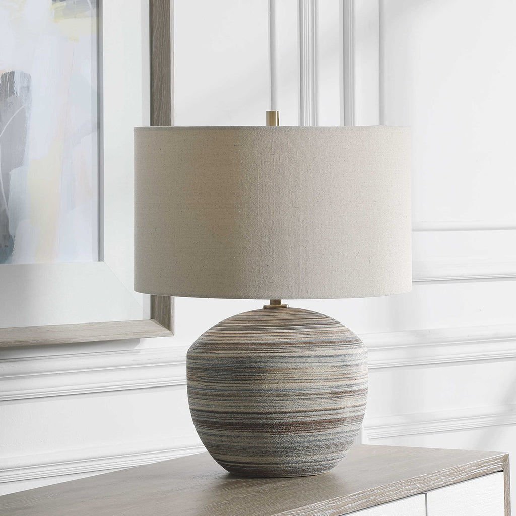 Prospect Striped Accent Lamp - Bombay Mercantile