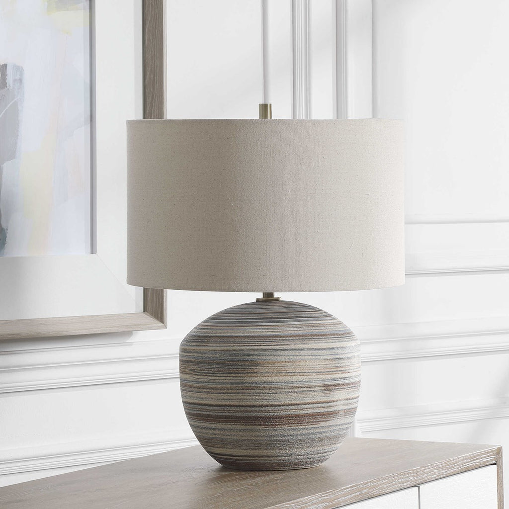 Prospect Striped Accent Lamp - Bombay Mercantile