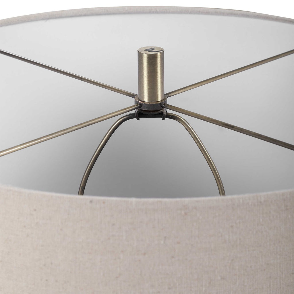 Prospect Striped Accent Lamp - Bombay Mercantile