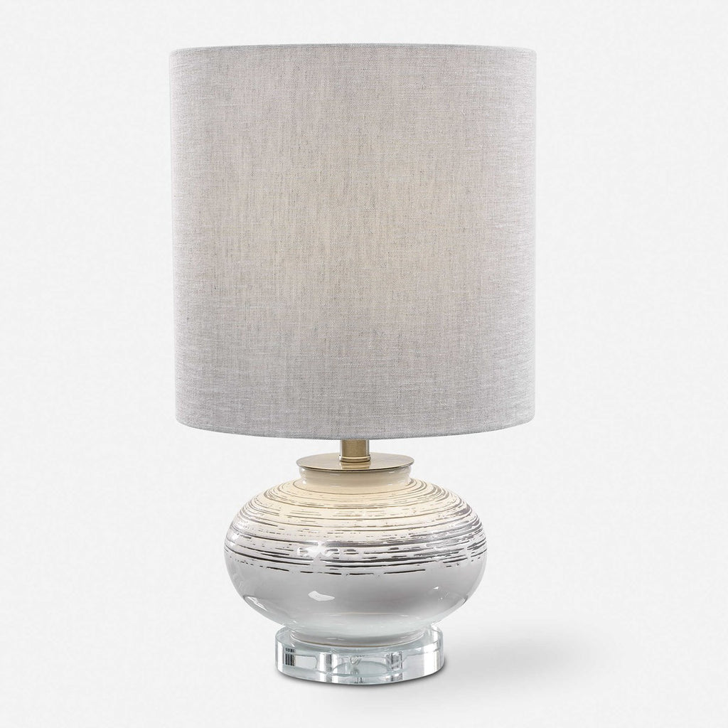 Lenta Off-White Accent Lamp - Bombay Mercantile