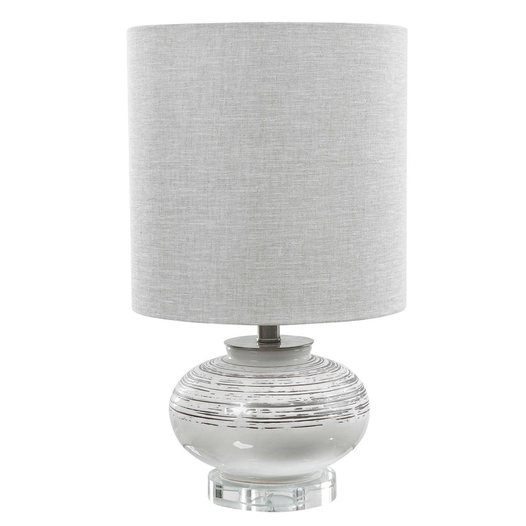 Lenta Off-White Accent Lamp - Bombay Mercantile