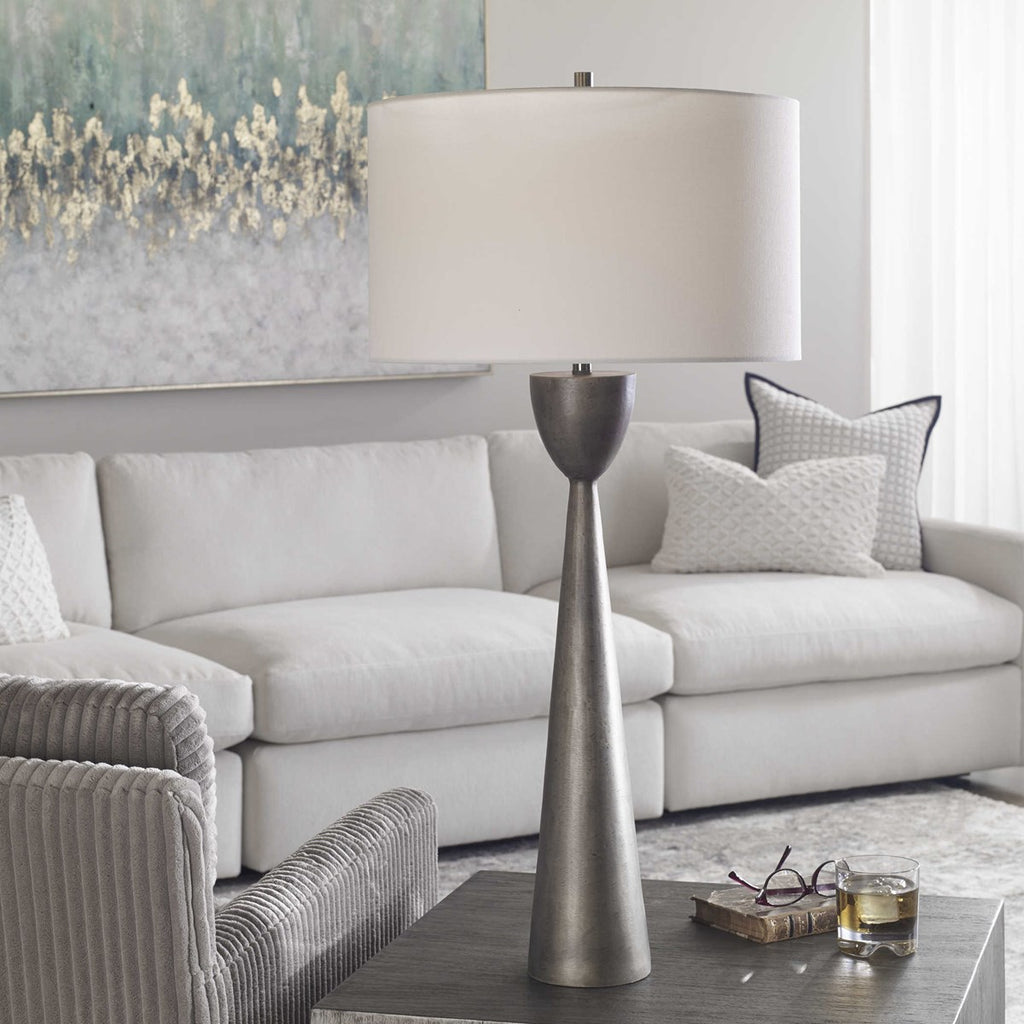 Waller Handcrafted Cast Table Lamp - Bombay Mercantile