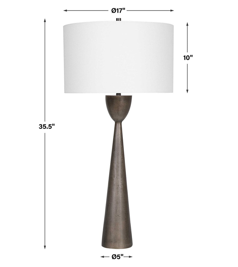 Waller Handcrafted Cast Table Lamp - Bombay Mercantile