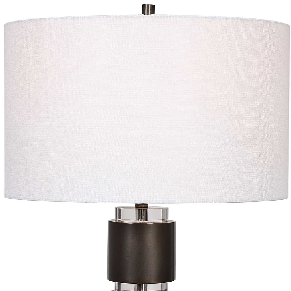 Jefferson Dark Bronze Table Lamp - Bombay Mercantile