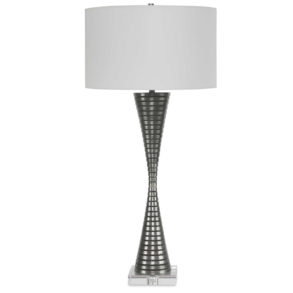 Renegade Ribbed Iron Table Lamp - Bombay Mercantile
