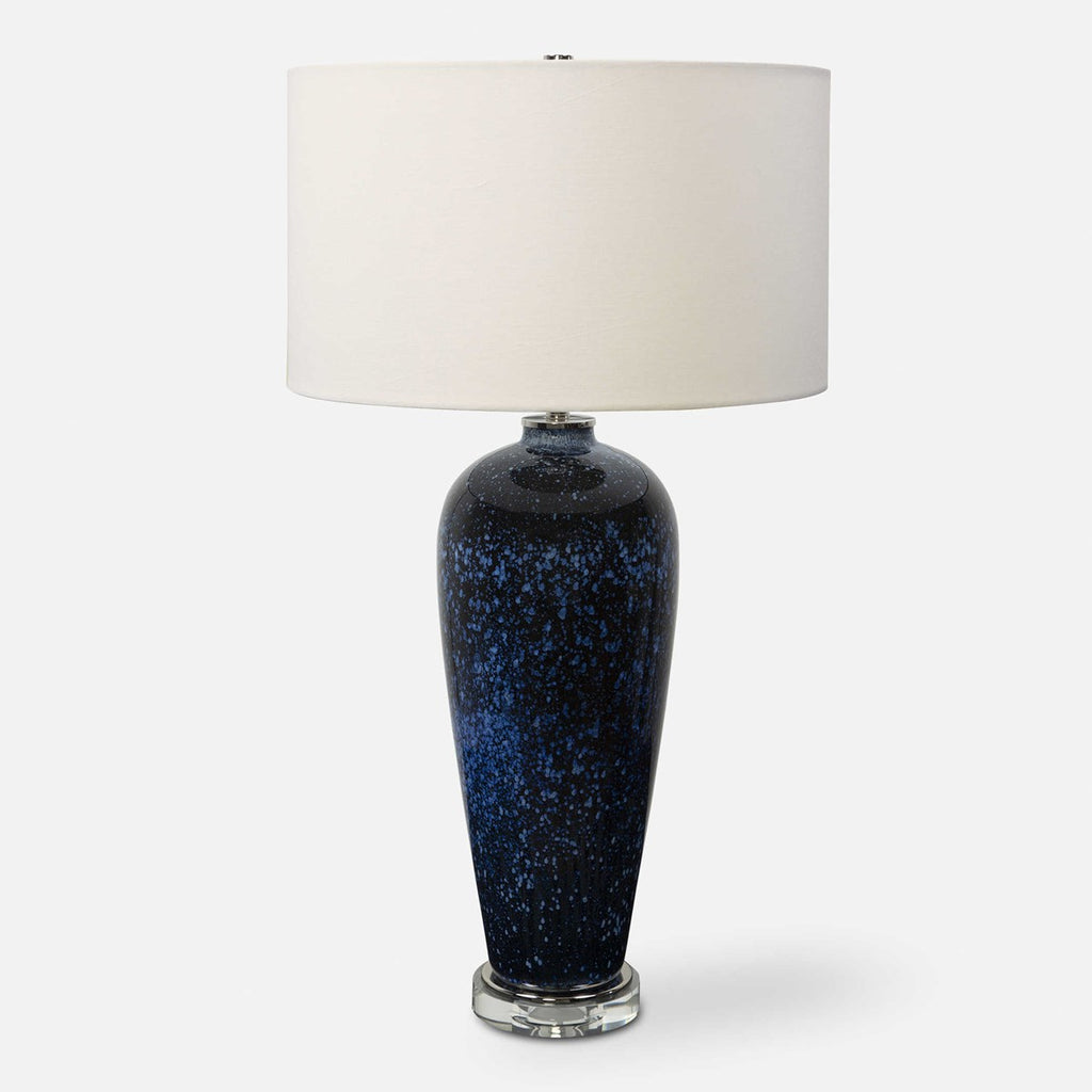 Stargazer Cobalt Navy Table Lamp - Bombay Mercantile