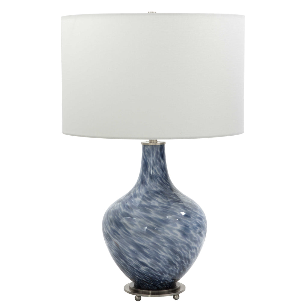 Cove Cobalt Blue Table Lamp - Bombay Mercantile