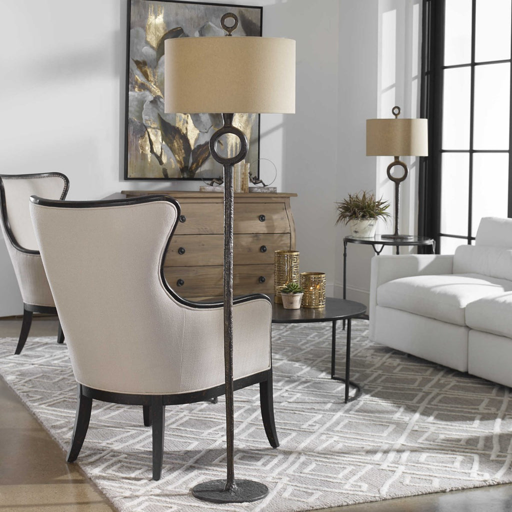 Ferro Cast Iron Floor Lamp - Bombay Mercantile