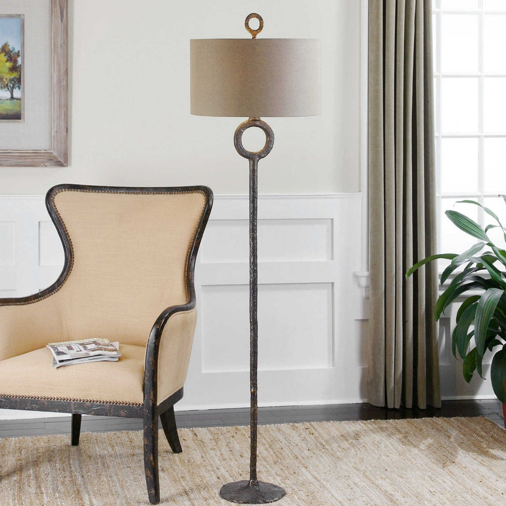 Ferro Cast Iron Floor Lamp - Bombay Mercantile