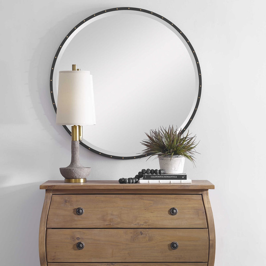 Volongo Stone Ivory Buffet Lamp - Bombay Mercantile
