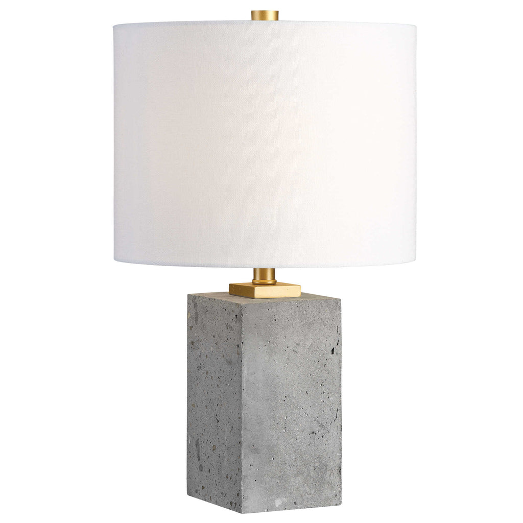Drexel Concrete Block Lamp - Bombay Mercantile