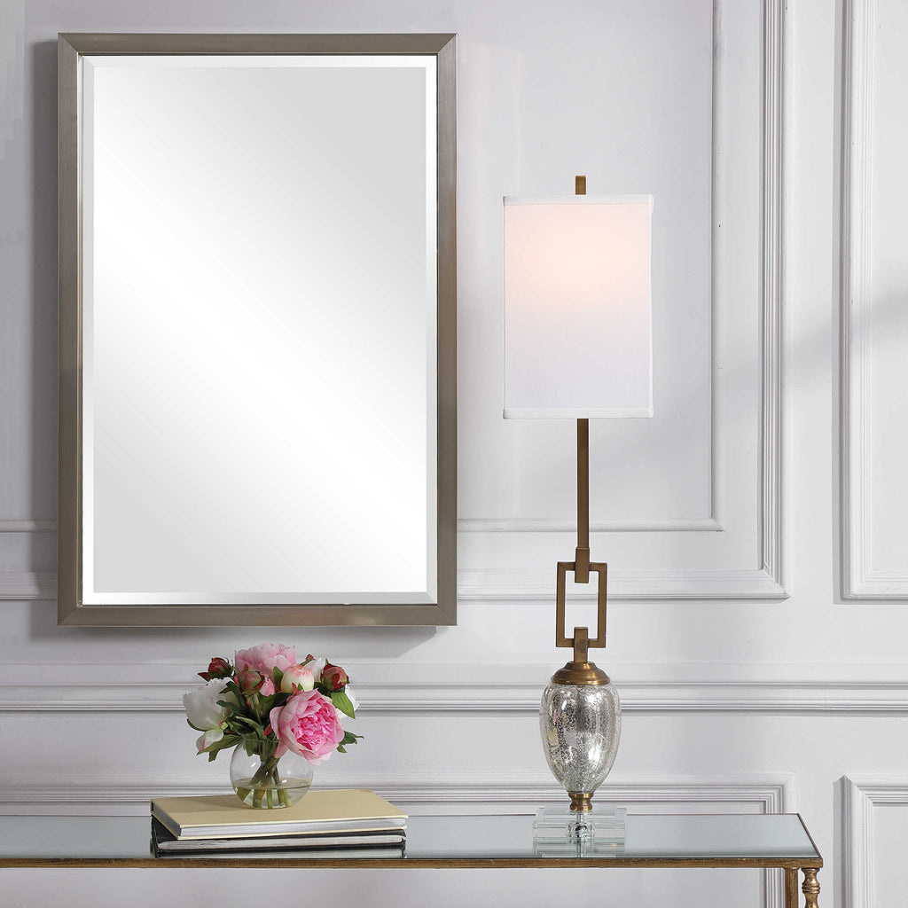 Copeland Mercury Glass Buffet Lamp - Bombay Mercantile