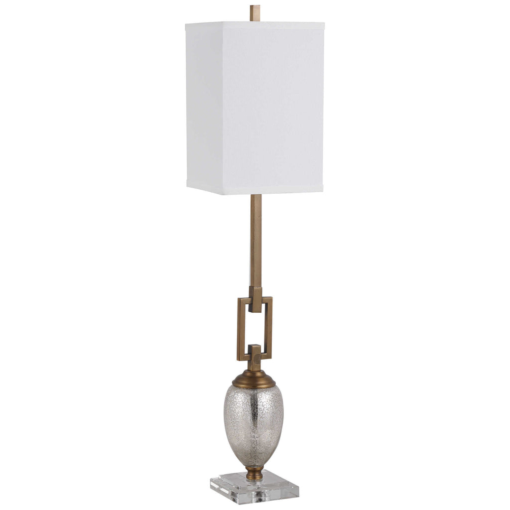 Copeland Mercury Glass Buffet Lamp - Bombay Mercantile