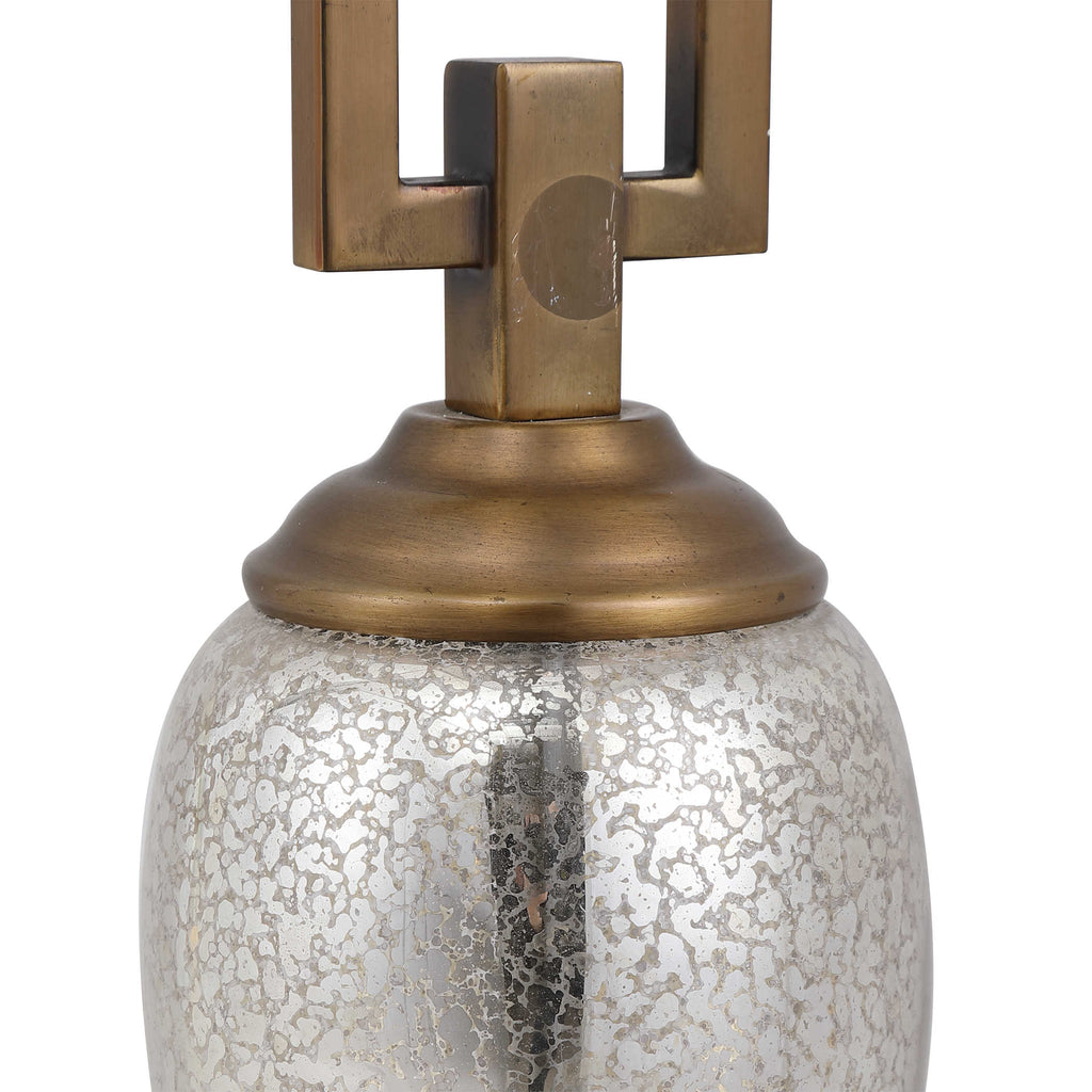 Copeland Mercury Glass Buffet Lamp - Bombay Mercantile