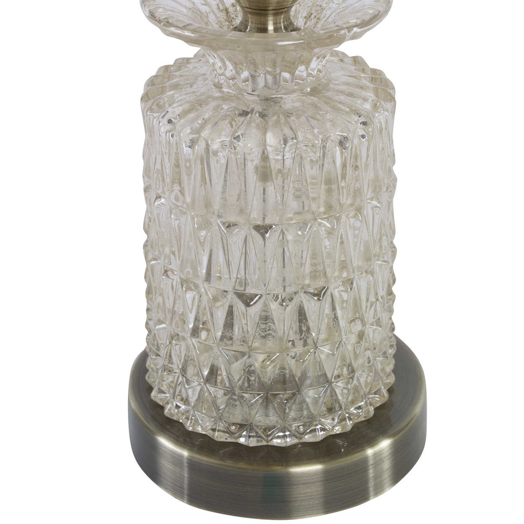 Flaviana Antique Brass Buffet Lamp - Bombay Mercantile