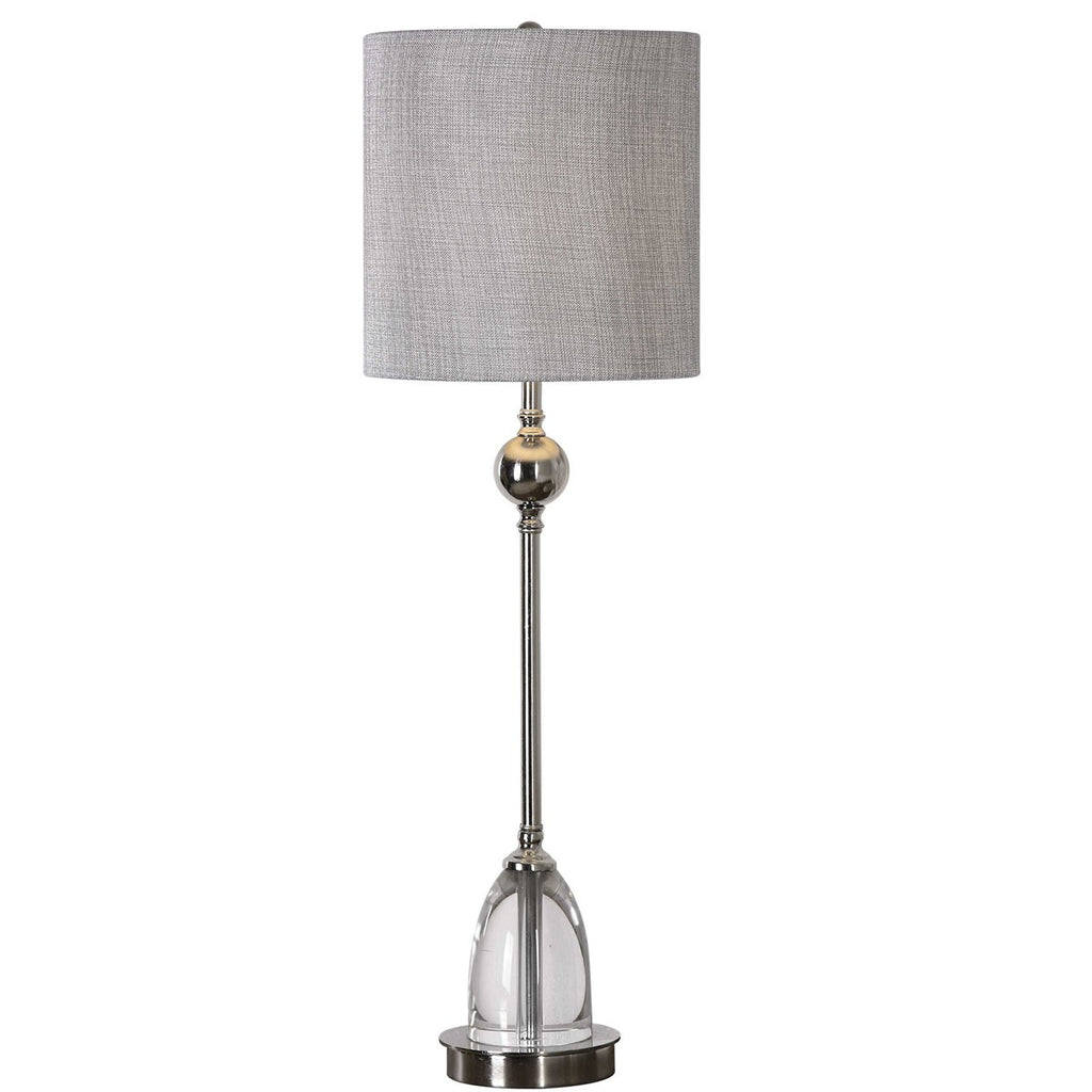 Gallo Nickel Buffet Lamp - Bombay Mercantile