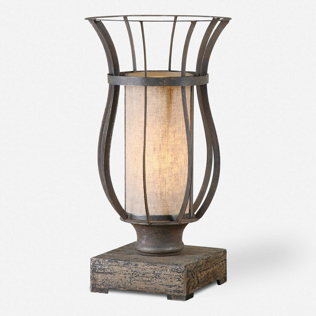 Minozzo Bronze Accent Lamp - Bombay Mercantile