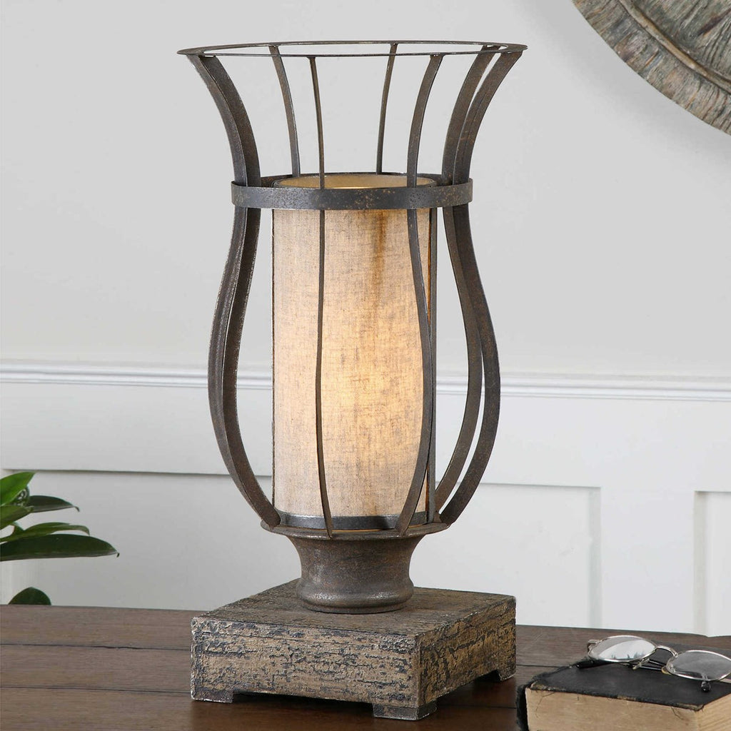 Minozzo Bronze Accent Lamp - Bombay Mercantile