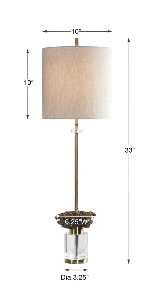 Kiota Wasp's Nest Buffet Lamp - Bombay Mercantile