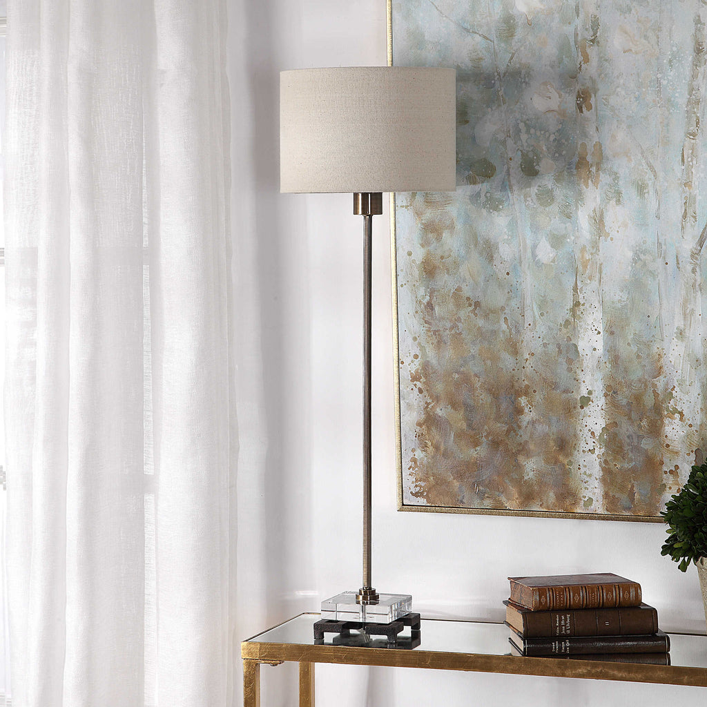 Danyon Brass Table Lamp - Bombay Mercantile