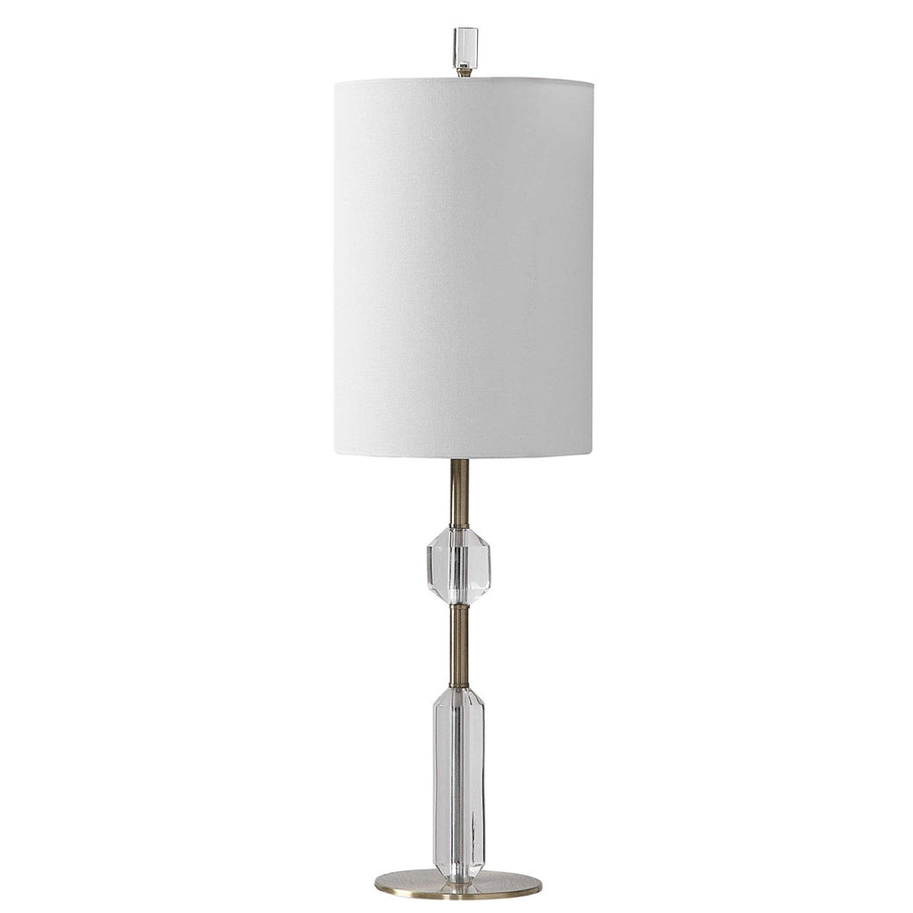 Margo Cut Crystal Buffet Lamp - Bombay Mercantile