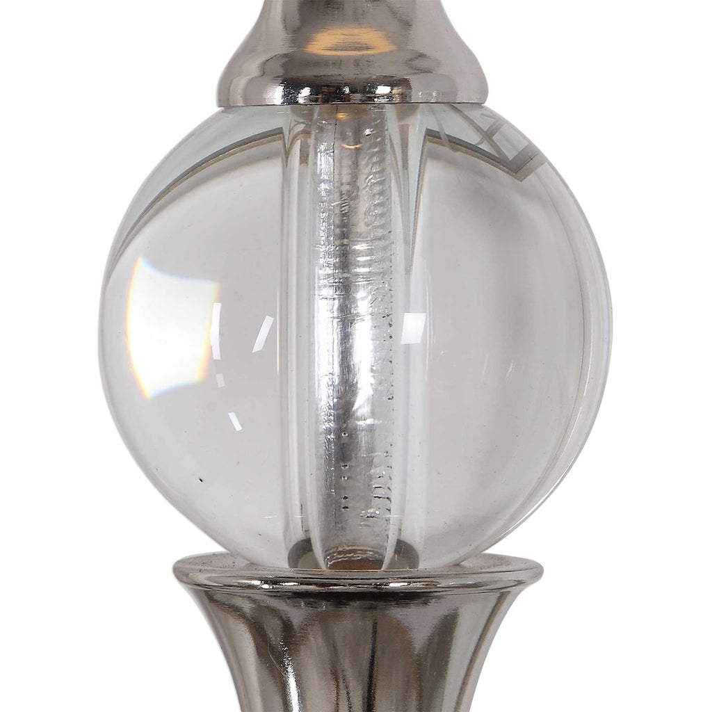 Elody Blue Gray Buffet Lamp - Bombay Mercantile